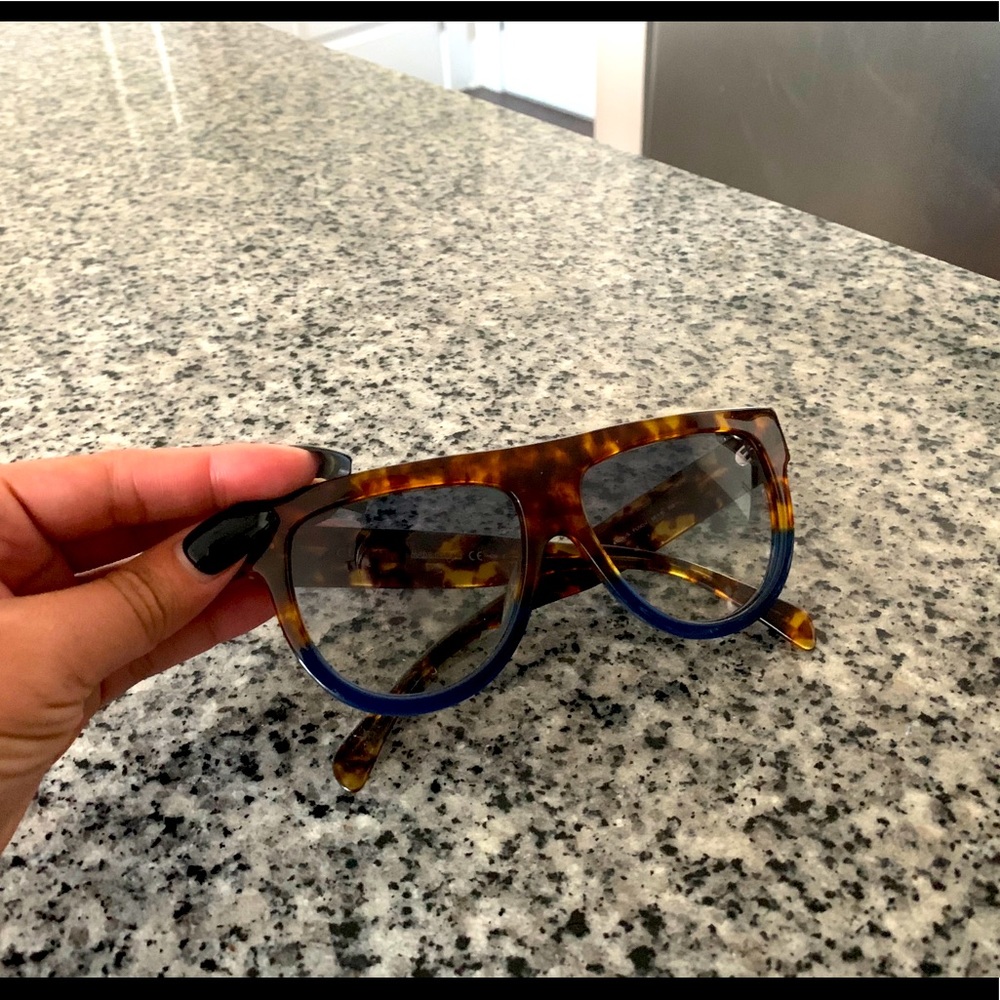 Celine Tortoise Havana Aviator Sunglasses